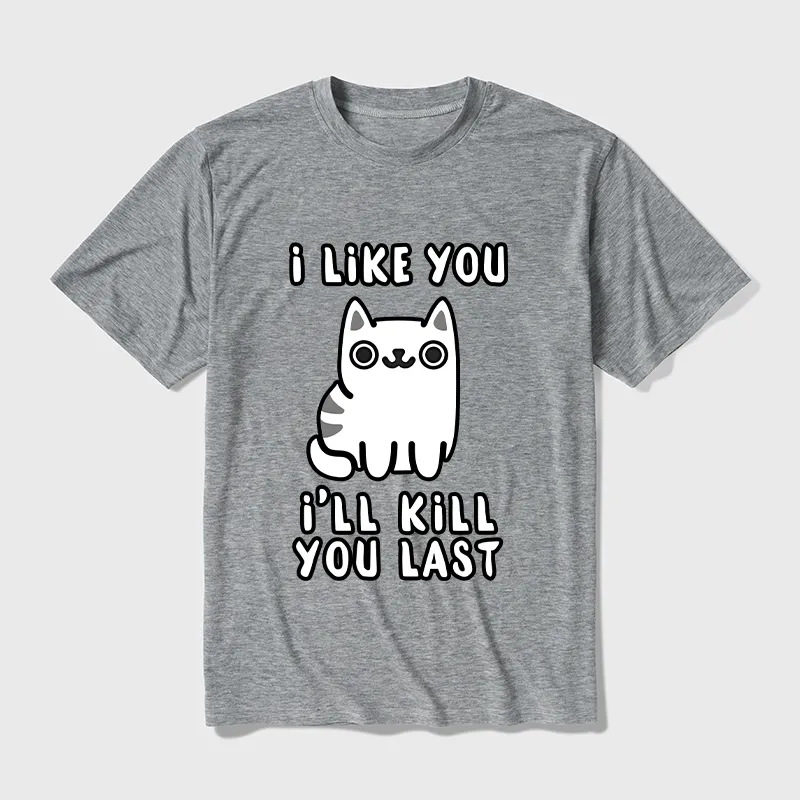 Tokyo-Tiger Cats And Humans Have A Love-hate Relationship Cotton Blend T-Shirt