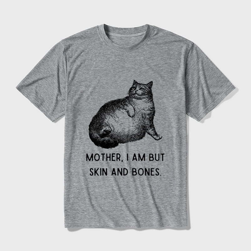 Tokyo-Tiger Skin & Bones Cat Cotton Blend T-Shirt