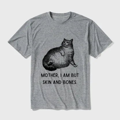 Tokyo-Tiger Skin & Bones Cat Cotton Blend T-Shirt