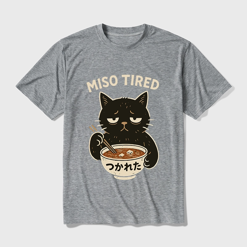 Tokyo-Tiger I’m So Tired Cotton Blend T-Shirt