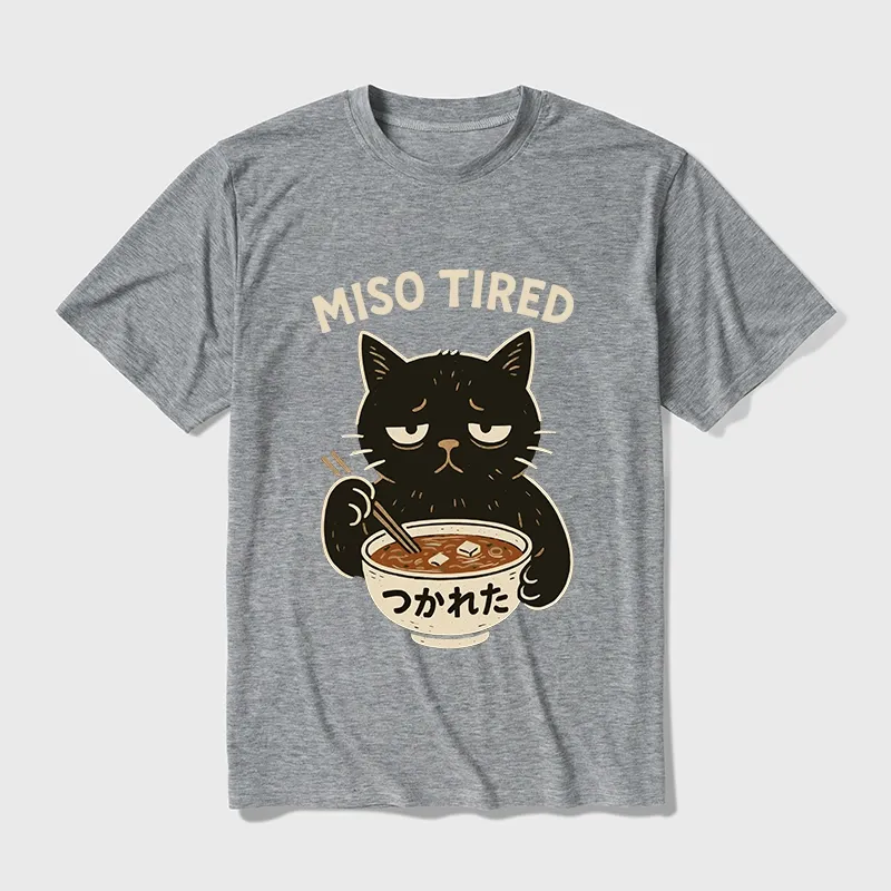 Tokyo-Tiger I’m So Tired Cotton Blend T-Shirt
