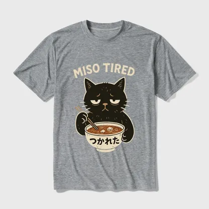 Tokyo-Tiger I’m So Tired Cotton Blend T-Shirt