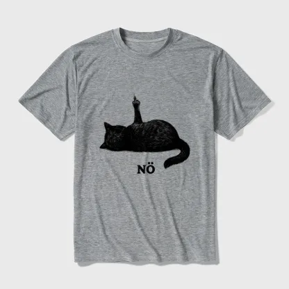 Tokyo-Tiger Cat Refused Cotton Blend T-Shirt