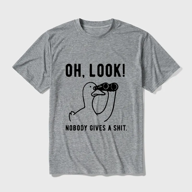 Tokyo-Tiger No One Cares About The Duck Cotton Blend T-Shirt