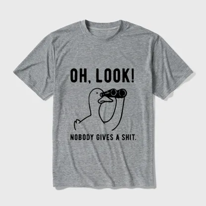 Tokyo-Tiger No One Cares About The Duck Cotton Blend T-Shirt