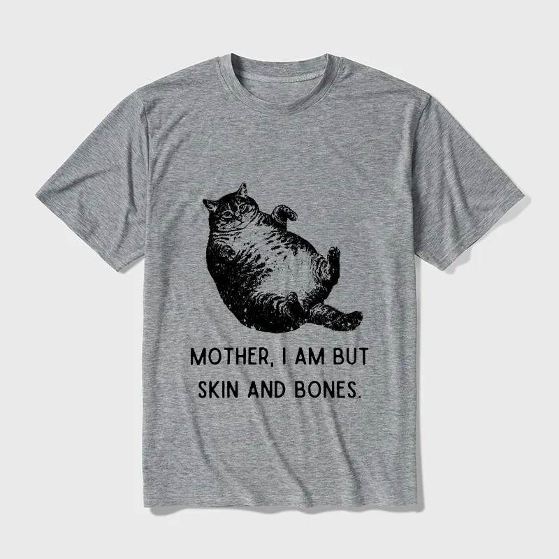 Tokyo-Tiger Overweight Cat And Its Doting Owner Cotton Blend T-Shirt