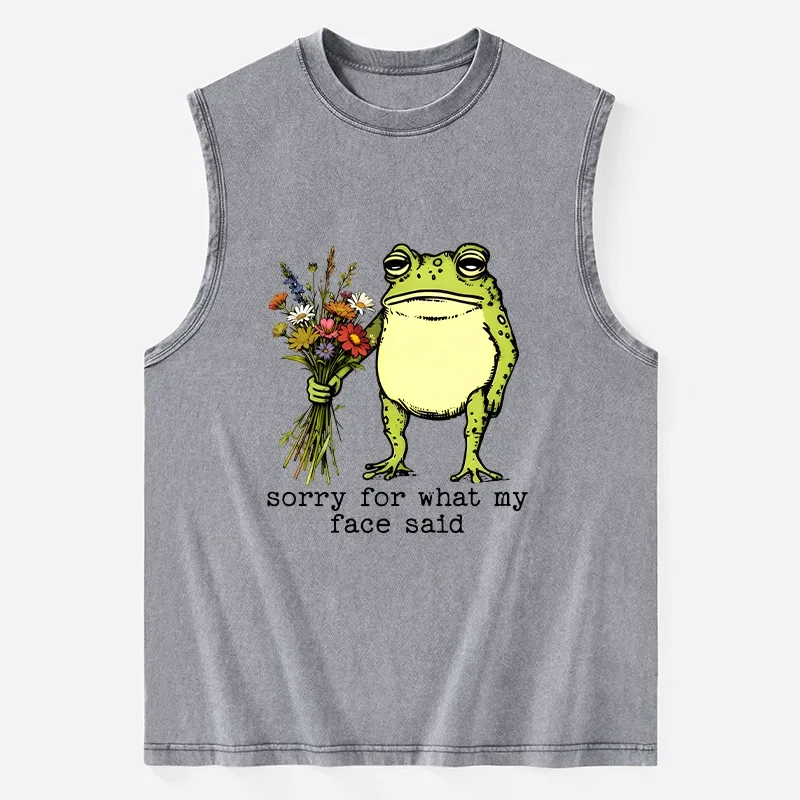 Tokyo-Tiger Frog Sorry Mode Activated Washed Tank