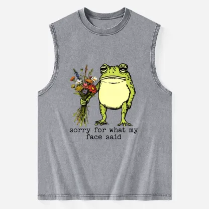 Tokyo-Tiger Frog Sorry Mode Activated Washed Tank