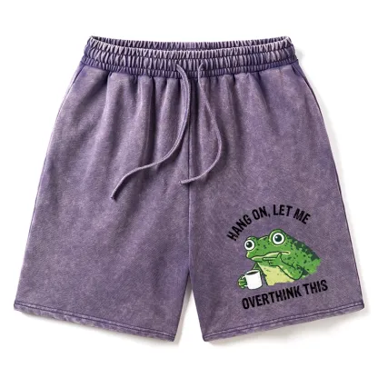 Tokyo-Tiger Overthinking Frog With Coffee Washed Shorts