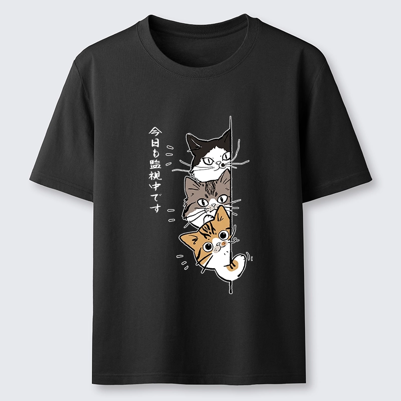Tokyo-Tiger Funny Cat Surveillance Squad Classic T-Shirt