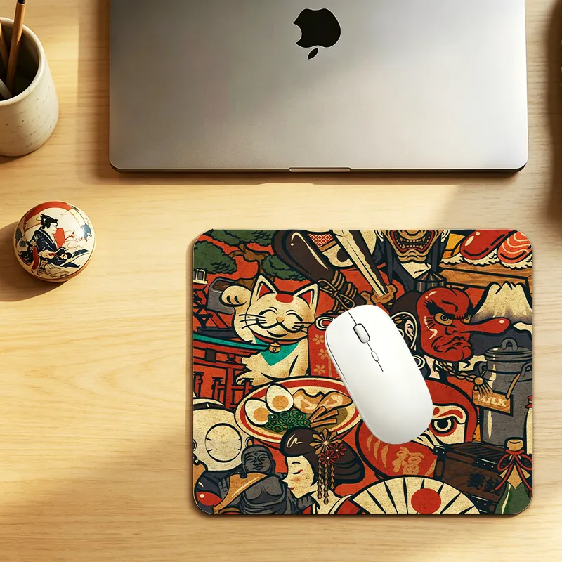Tokyo-Tiger Japanese Traditional Elements Mouse Pad