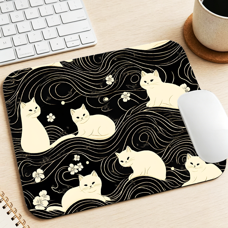 Tokyo-Tiger Mysterious Cat Aloha Mouse Pad