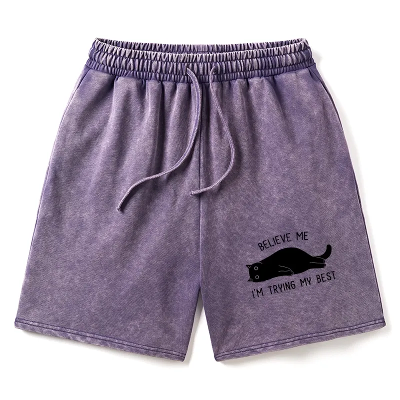 Tokyo-Tiger When Life Is Hard Nap First Washed Shorts