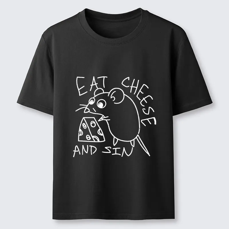 Tokyo-Tiger Cheese Obsessed Mouse Funny Art Classic T-Shirt
