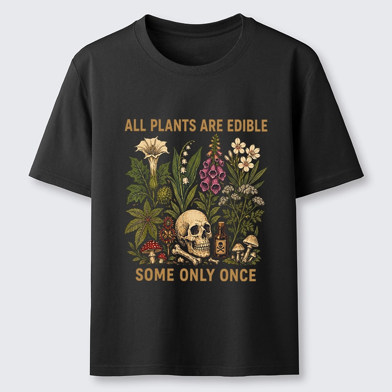 Tokyo-Tiger Edible Plants Some Only Once Joke Classic T-Shirt
