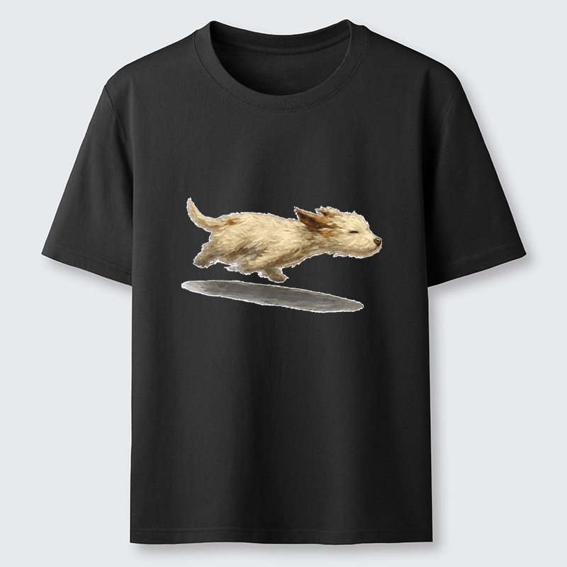 Tokyo-Tiger Happy Puppy Running Free Classic T-Shirt