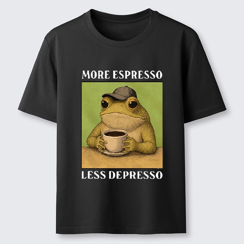 Tokyo-Tiger Frog Drinking Coffee Funny Classic T-Shirt