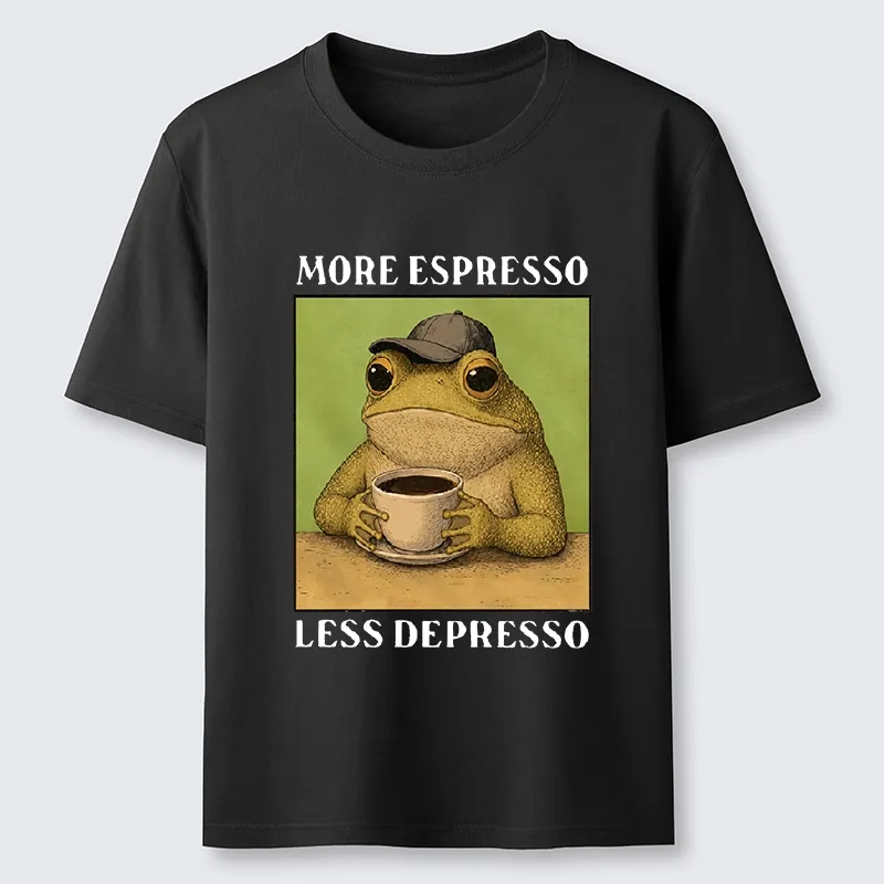 Tokyo-Tiger Frog Drinking Coffee Funny Classic T-Shirt