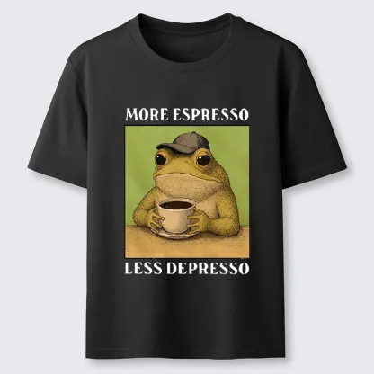 Tokyo-Tiger Frog Drinking Coffee Funny Classic T-Shirt
