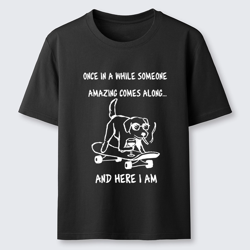 Tokyo-Tiger Cool Dog On Skateboard Funny Meme Classic T-Shirt