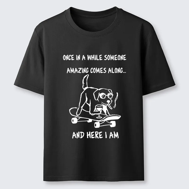 Tokyo-Tiger Cool Dog On Skateboard Funny Meme Classic T-Shirt