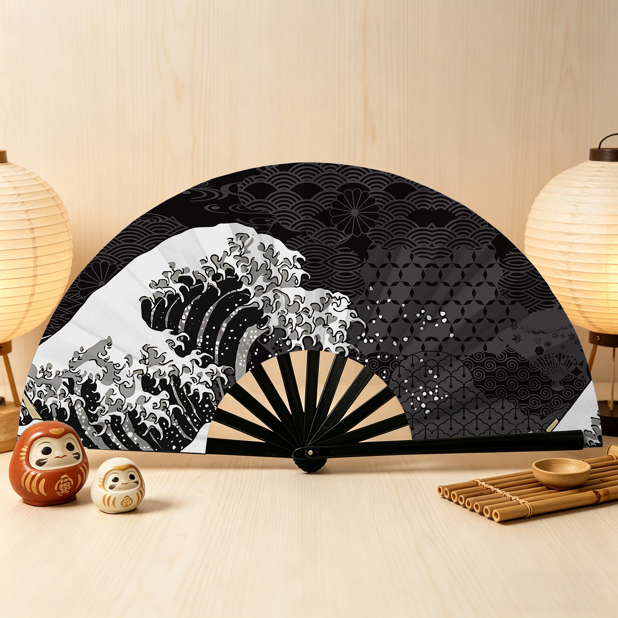 Tokyo-Tiger Great Wave Off Fuji Hand Fan