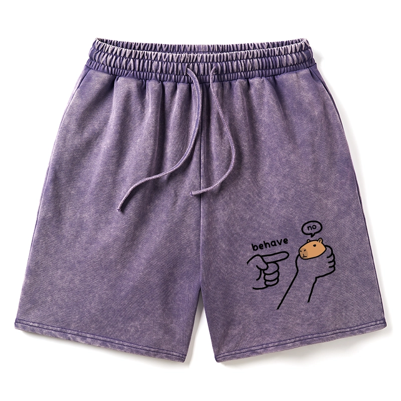 Tokyo-Tiger Dishonest Capybara Washed Shorts