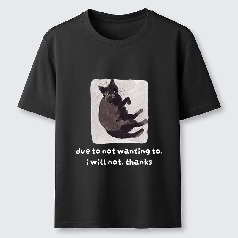 Tokyo-Tiger Cat Says No Thanks Funny Vibe Classic T-Shirt