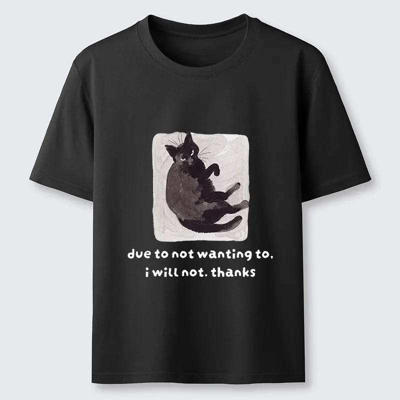 Tokyo-Tiger Cat Says No Thanks Funny Vibe Classic T-Shirt Sale