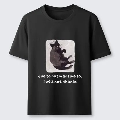 Tokyo-Tiger Cat Says No Thanks Funny Vibe Classic T-Shirt