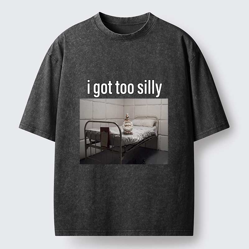 Tokyo-Tiger Duck In A Padded Room Meme Washed T-Shirt