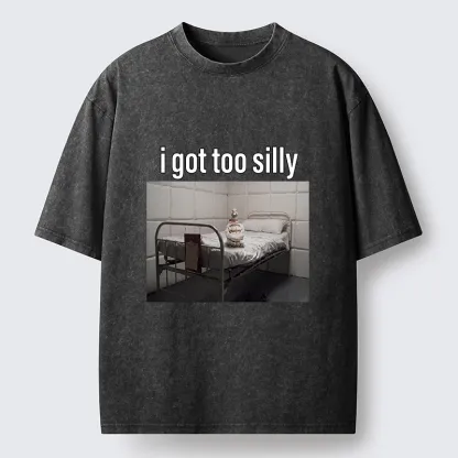 Tokyo-Tiger Duck In A Padded Room Meme Washed T-Shirt