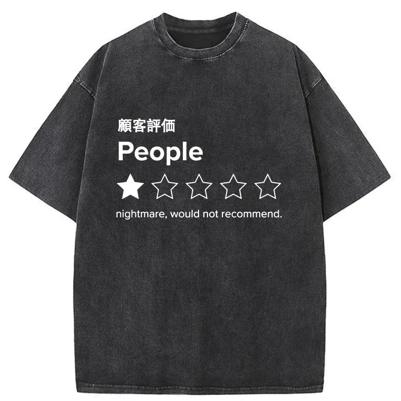 Tokyo-Tiger Not Recommended For People Washed T-Shirt