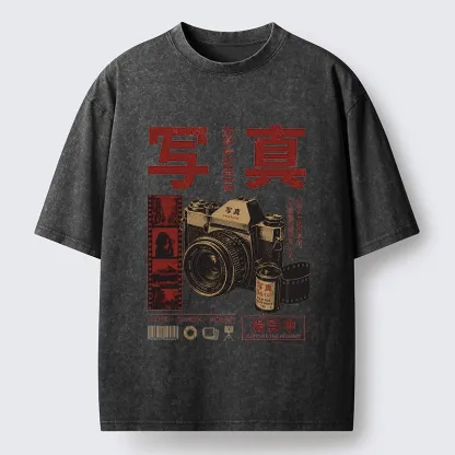 Tokyo-Tiger Capture The Moment With Film Washed T-Shirt