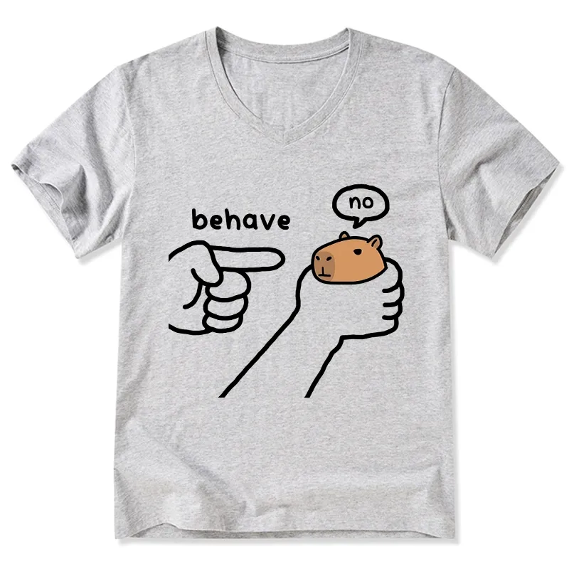 Tokyo-Tiger Dishonest Capybara V-Neck Classic T-Shirt