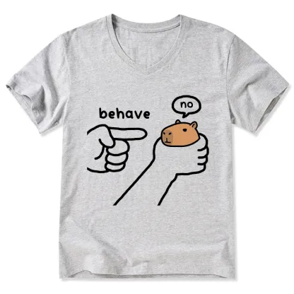 Tokyo-Tiger Dishonest Capybara V-Neck Classic T-Shirt