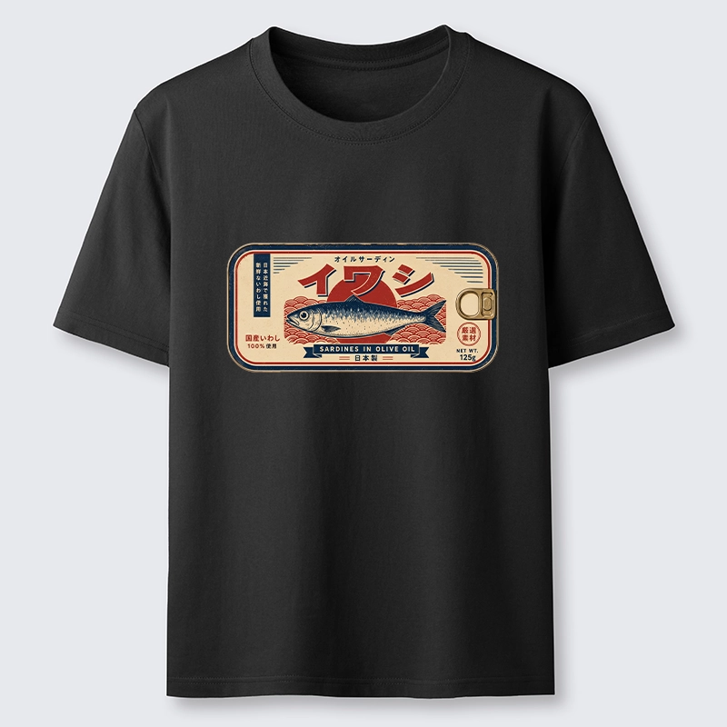 Tokyo-Tiger Vintage Japanese Sardine Can Art Classic T-Shirt