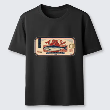 Tokyo-Tiger Vintage Japanese Sardine Can Art Classic T-Shirt