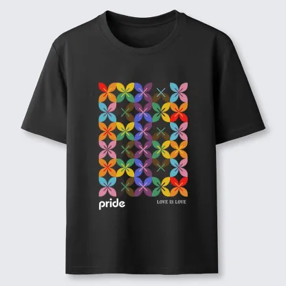 Tokyo-Tiger Pride Geometric Flower Pattern Classic T-Shirt