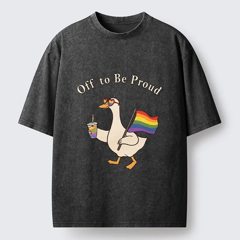 Tokyo-Tiger Off To Be Proud Goose Edition Washed T-Shirt