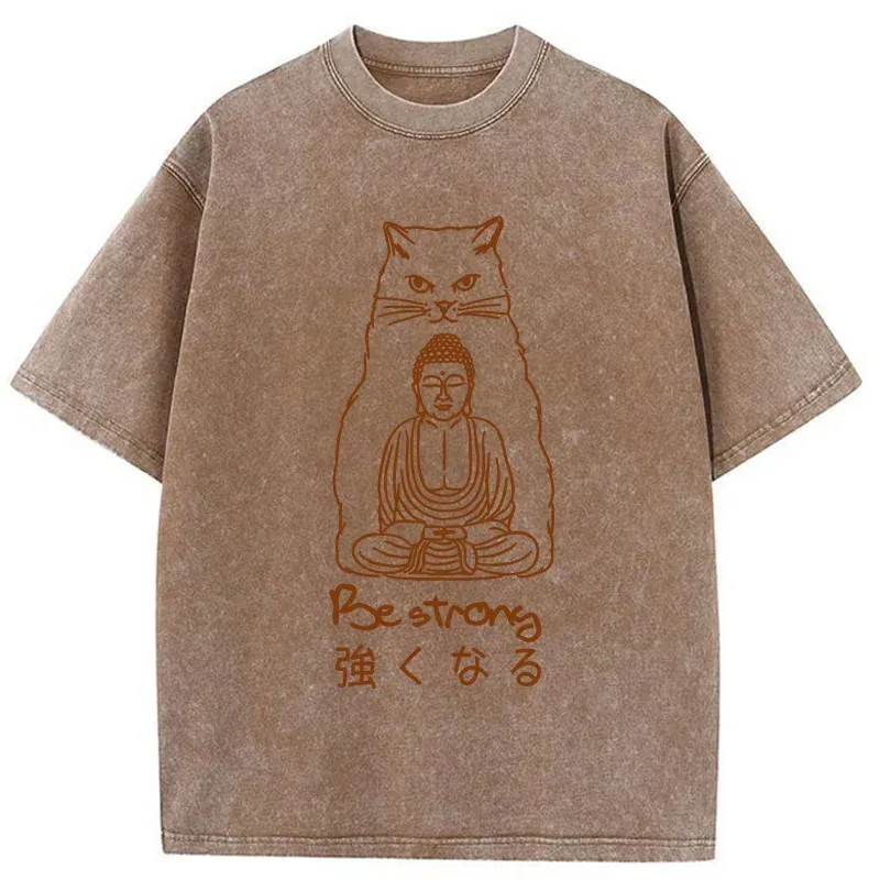 Tokyo-Tiger Best Backer Funny Washed T-Shirt