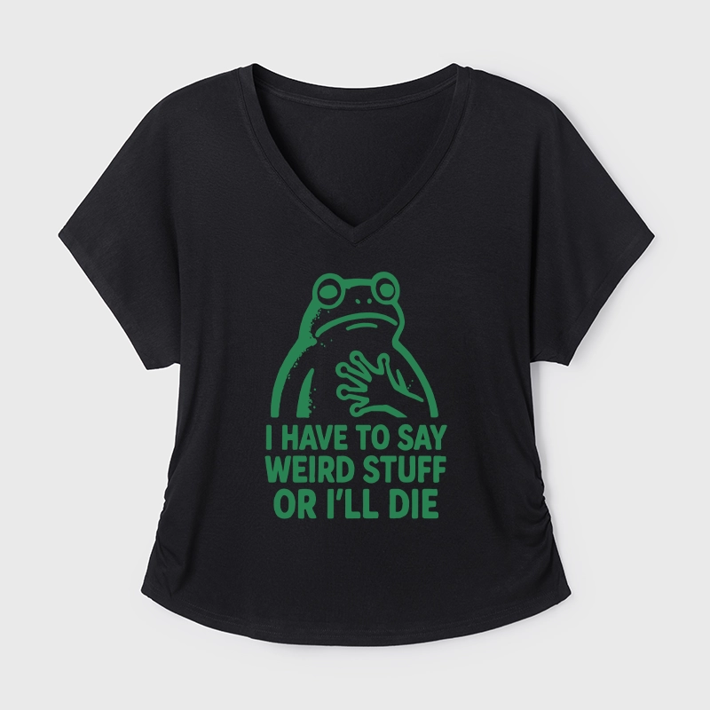 Tokyo-Tiger Weird Frog Funny Meme Modal Dolman Sleeve T-Shirt