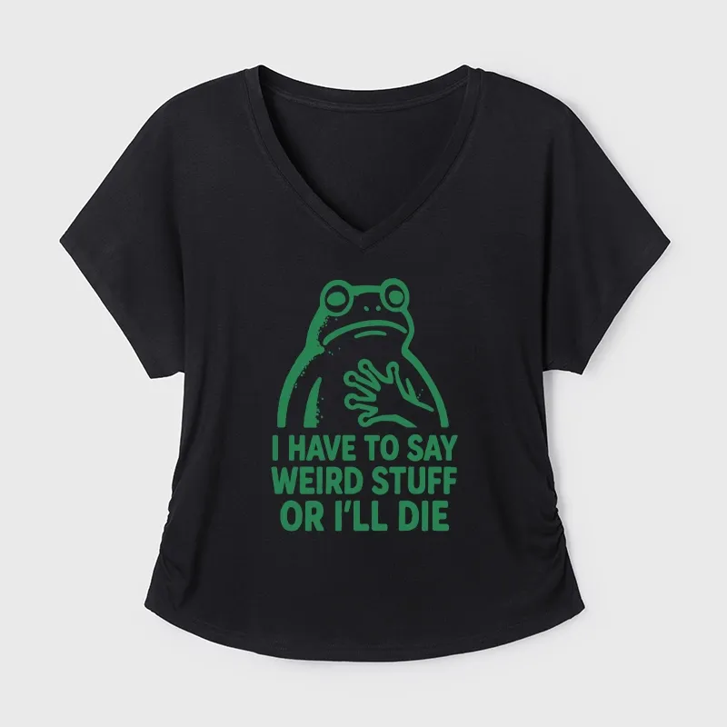 Tokyo-Tiger Weird Frog Funny Meme Modal Dolman Sleeve T-Shirt