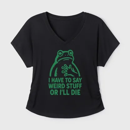 Tokyo-Tiger Weird Frog Funny Meme Modal Dolman Sleeve T-Shirt