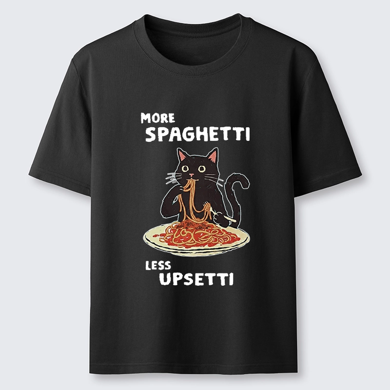 Tokyo-Tiger More Spaghetti Less Upsetti Cat Classic T-Shirt
