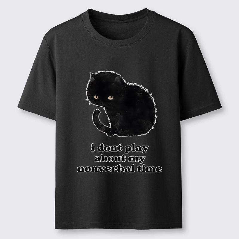 Tokyo-Tiger Relatable Introvert Black Cat Classic T-Shirt
