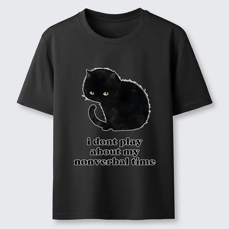 Tokyo-Tiger Relatable Introvert Black Cat Classic T-Shirt
