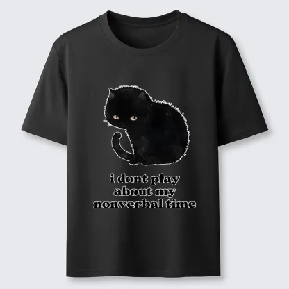 Tokyo-Tiger Relatable Introvert Black Cat Classic T-Shirt
