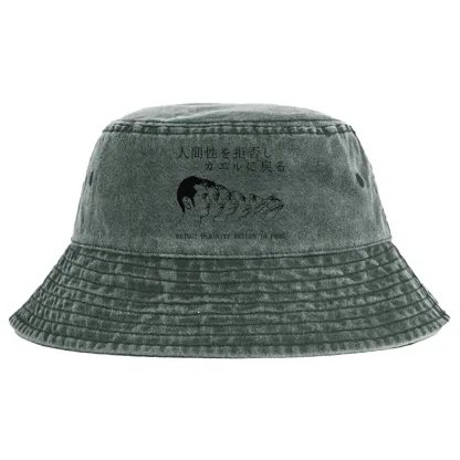 Tokyo-Tiger Return To Frog Washed Bucket Hat
