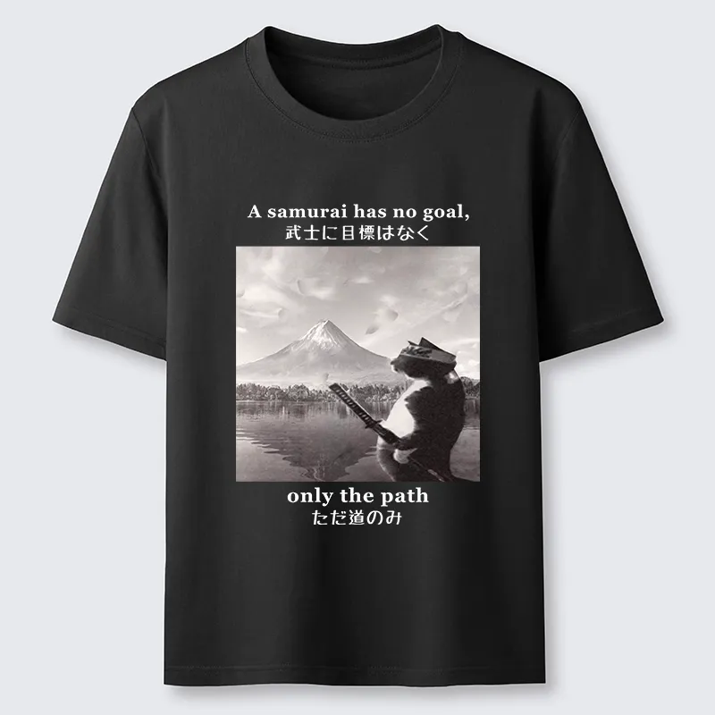 Tokyo-Tiger Samurai Cat At Mount Fuji Classic T-Shirt